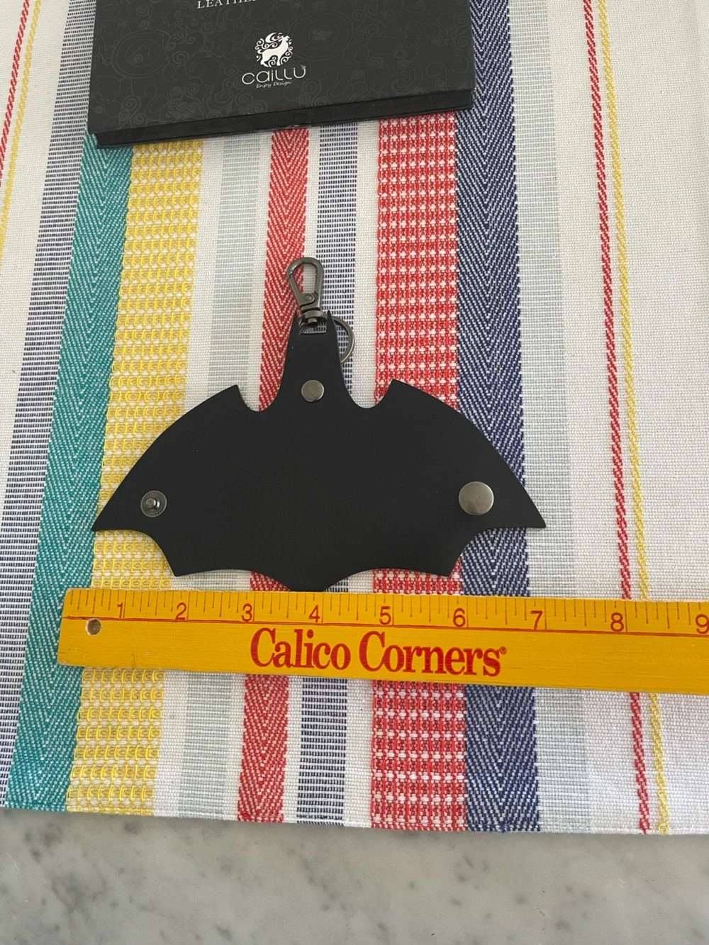 Batman CAILLU Leather KeyChain NIB